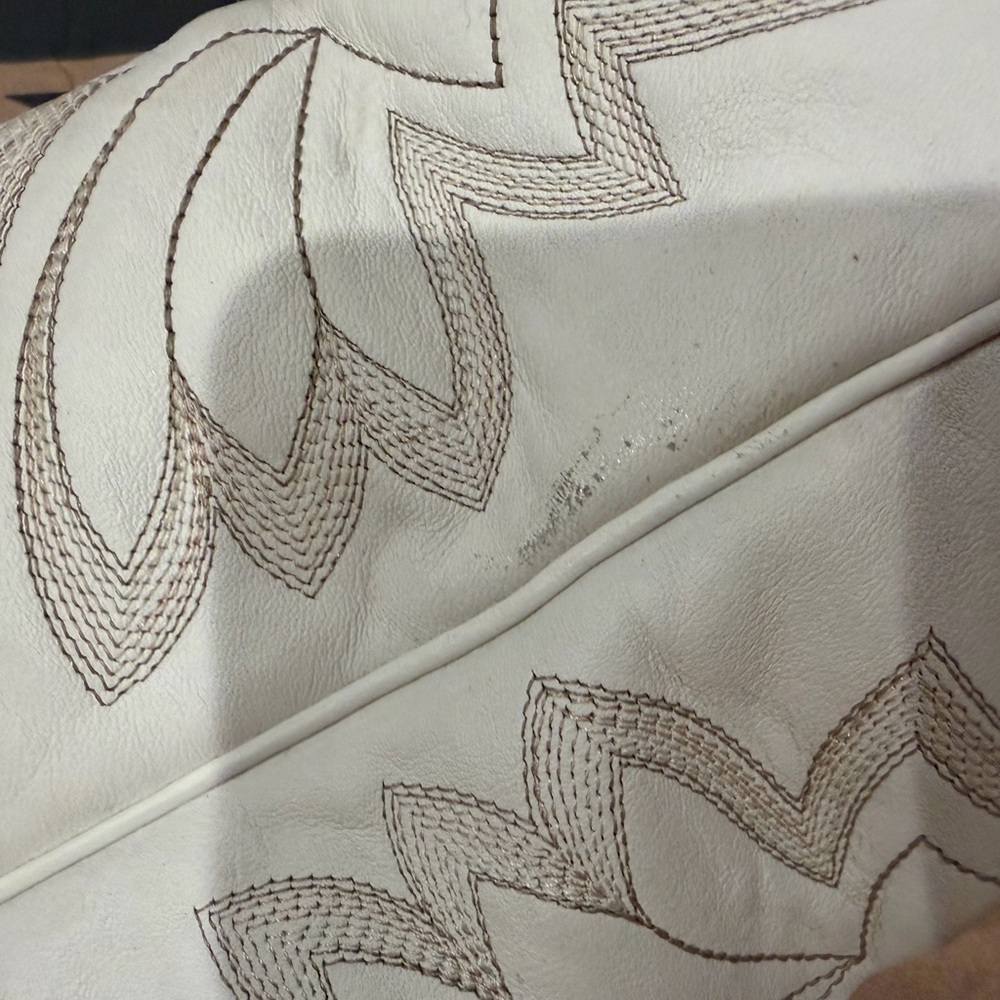 Tecovas Abby White Western Leather Boots - Picture 3 of 6